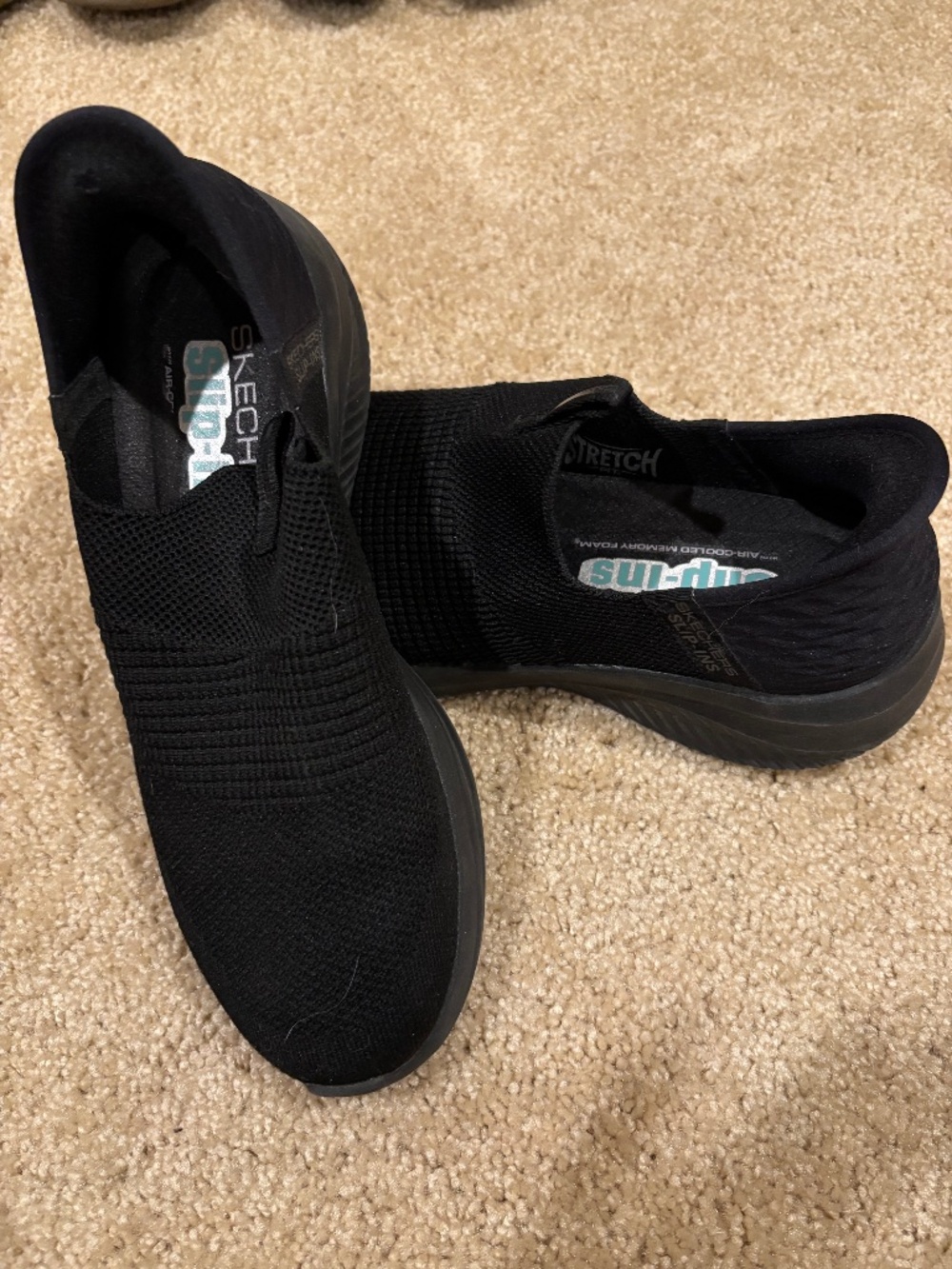 Black slip ins